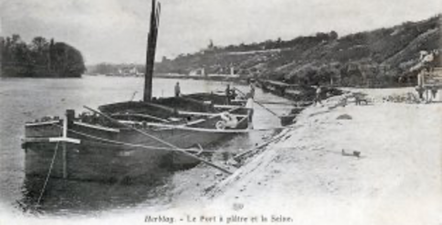 carte postale Le port de La Frette-sur-Seine