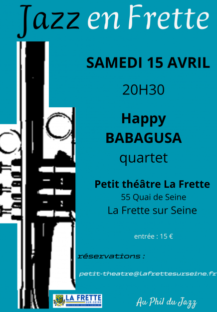 Affiche concert Jazz en Frette 2023