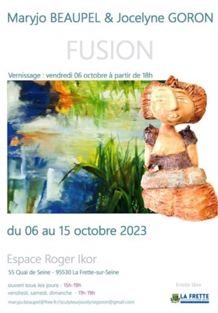 Affiche FUSION expo 2023