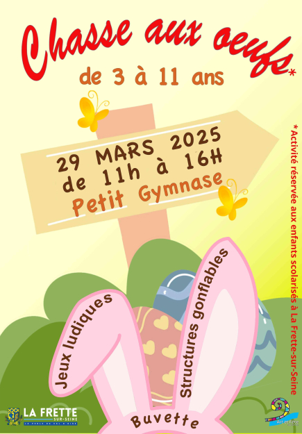 Chasse aux oeufs 2025