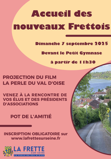 Pot d'accueil des nouveaux Frettois