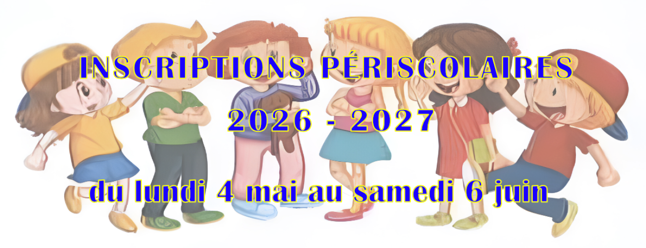 Inscription périscolaire 2026