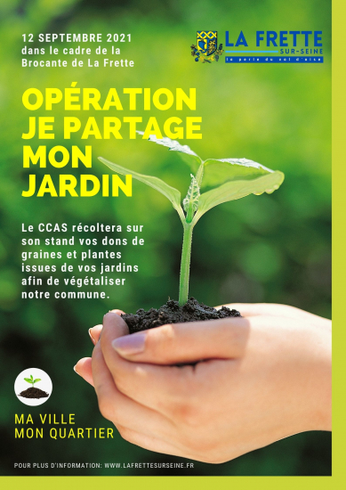 Opération Je partage mon Jardin