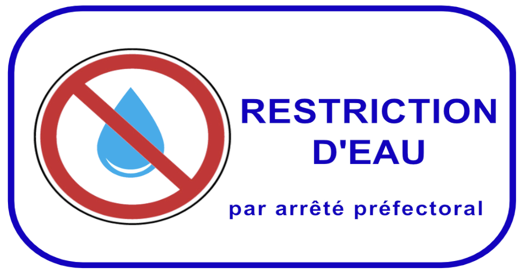 Restriction d'eau