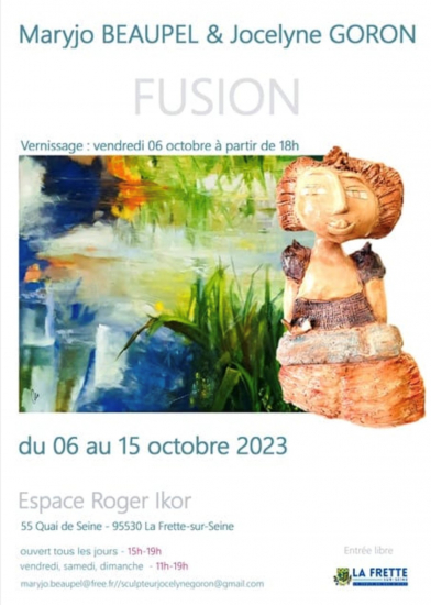 Affiche FUSION expo 2023