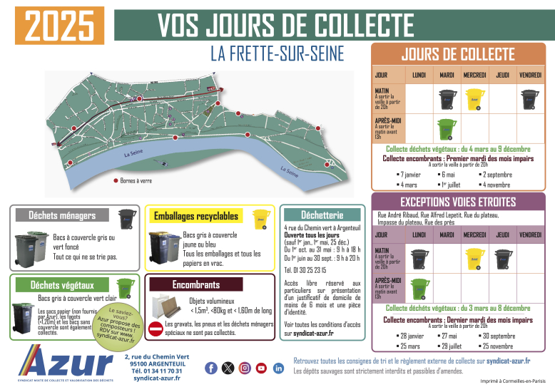 Calendrier des collectes