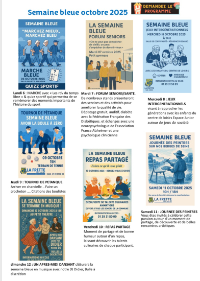 Semaine bleue 2025