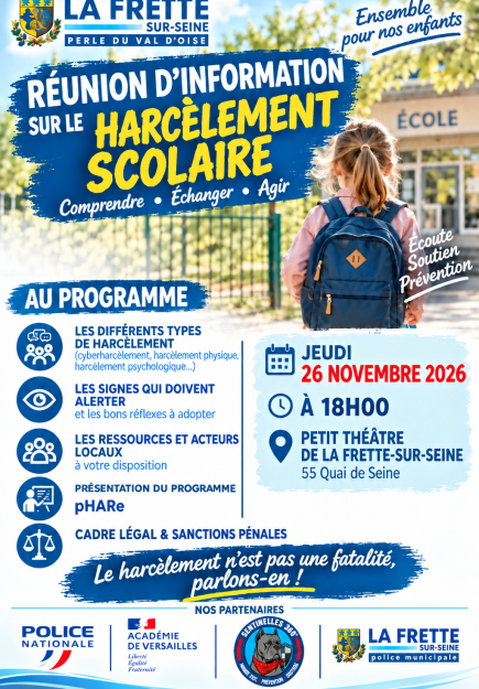 Réunion harcèlement 2026