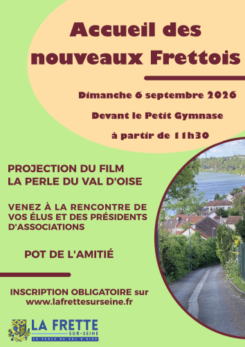 Pot d'accueil des nouveaux Frettois